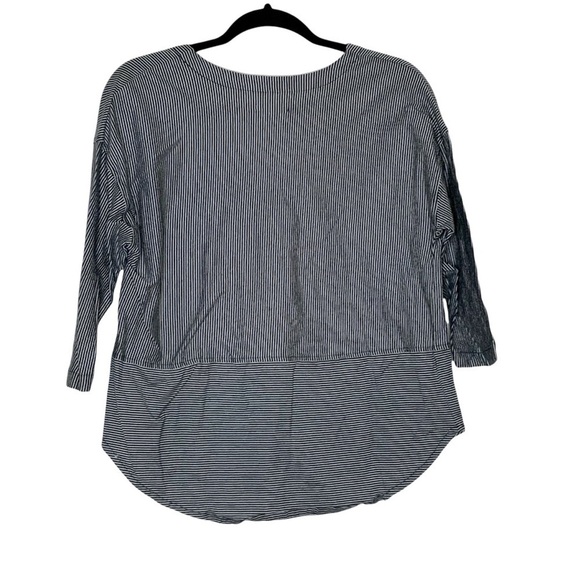 𝅺madewell striped blouse. Size M - Picture 4 of 6